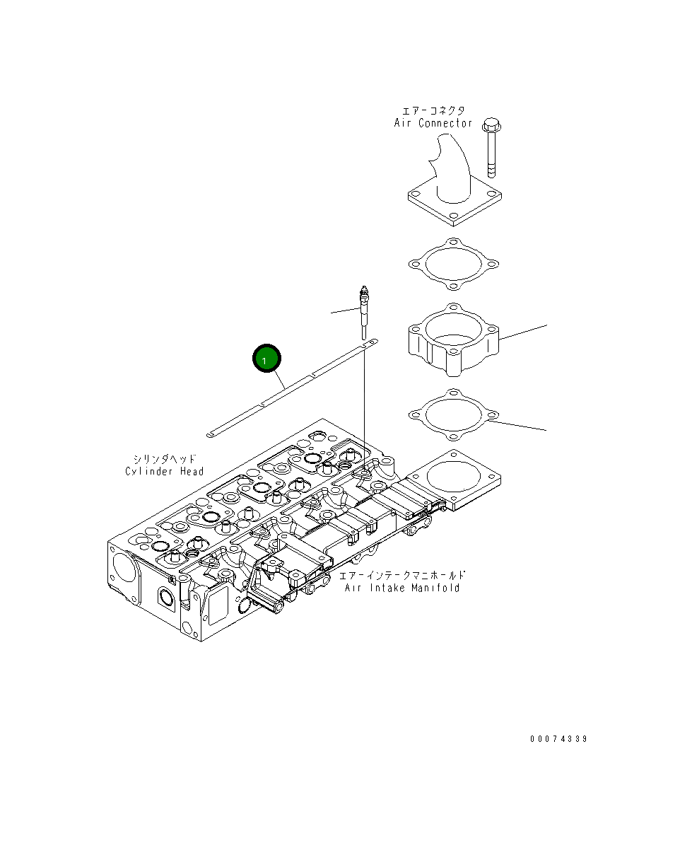 Провод 6272-81-4210 Komatsu