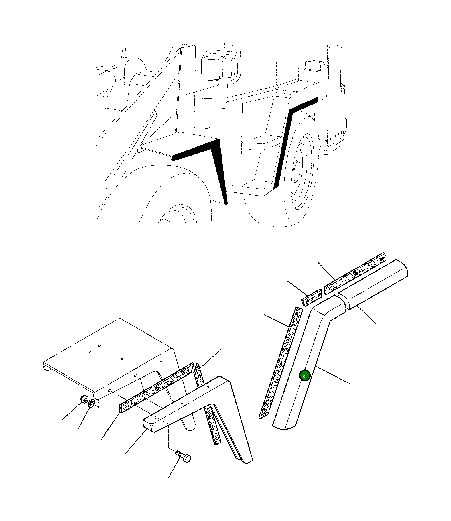 Прокладка 360768613 Komatsu