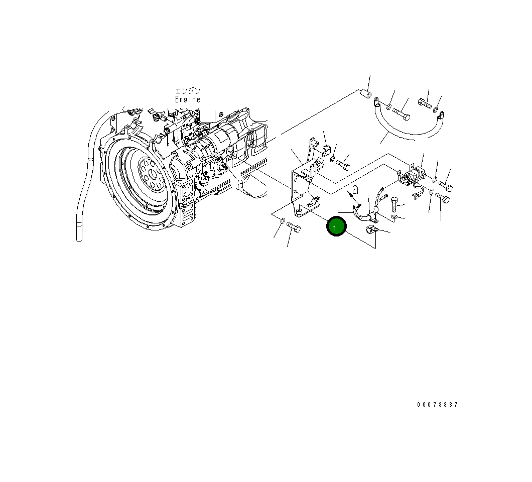 Провод 418-06-42320 Komatsu