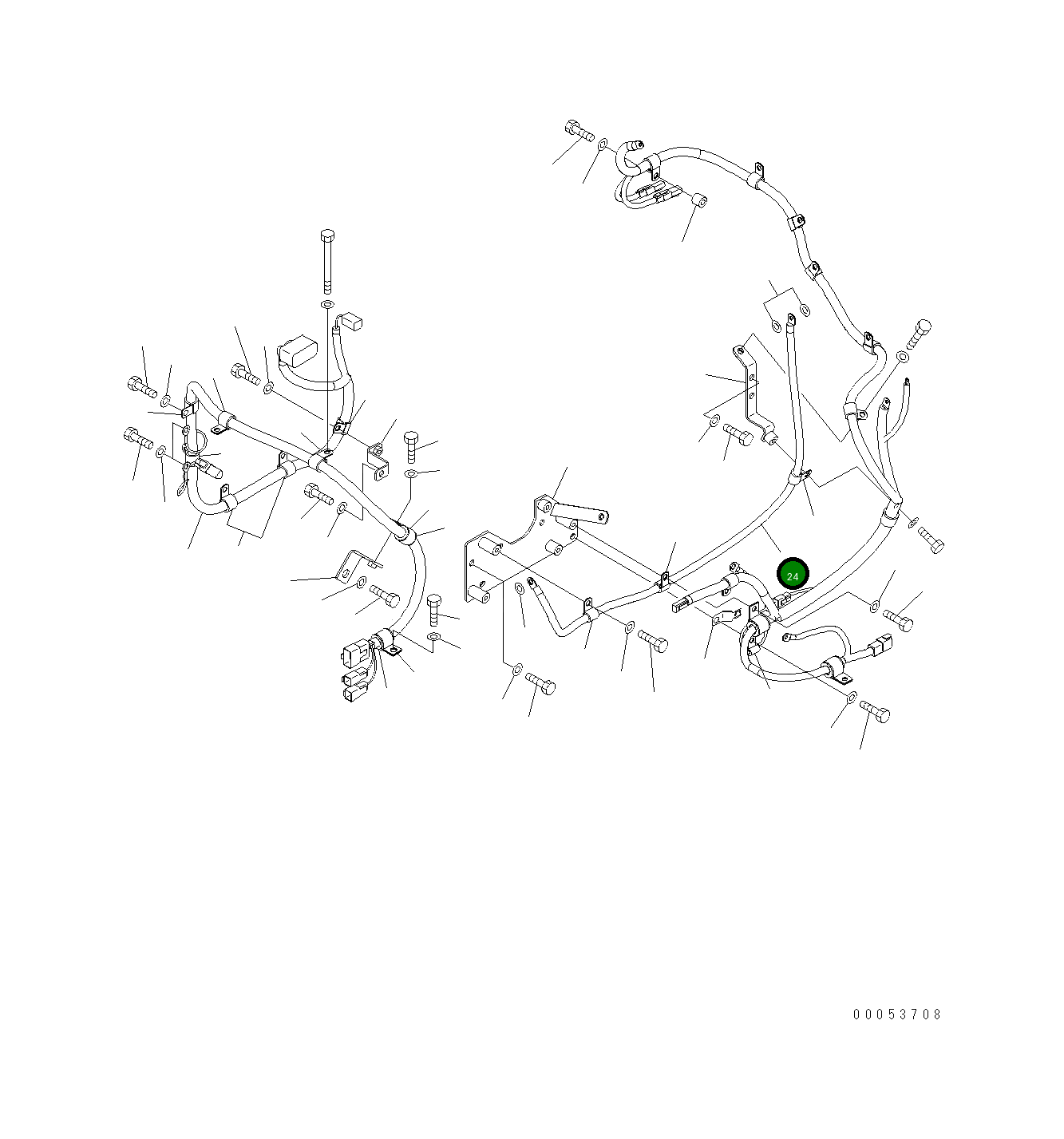 Провод 421-06-42141 Komatsu