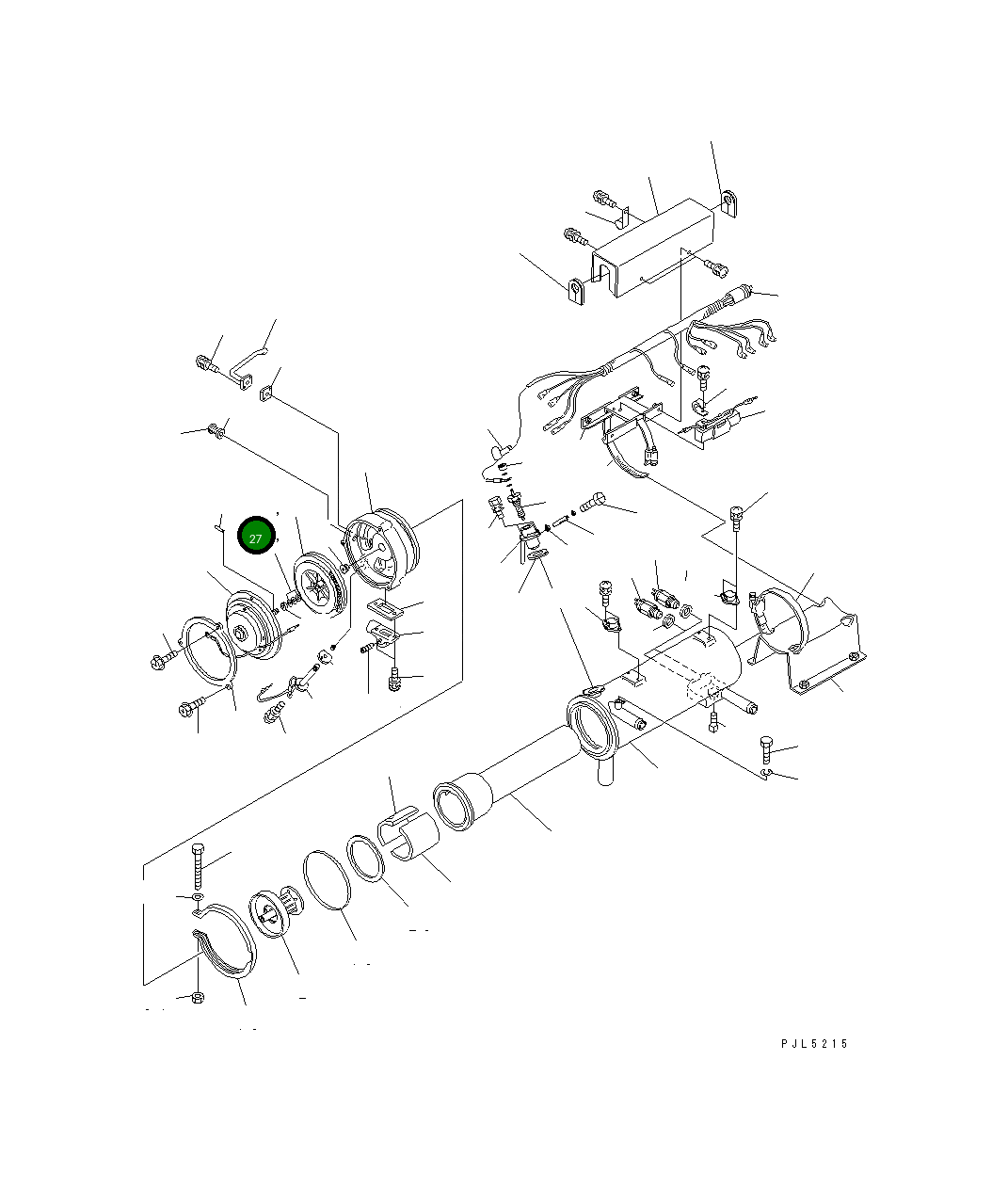 Регулировочная прокладка MK003 083 Komatsu