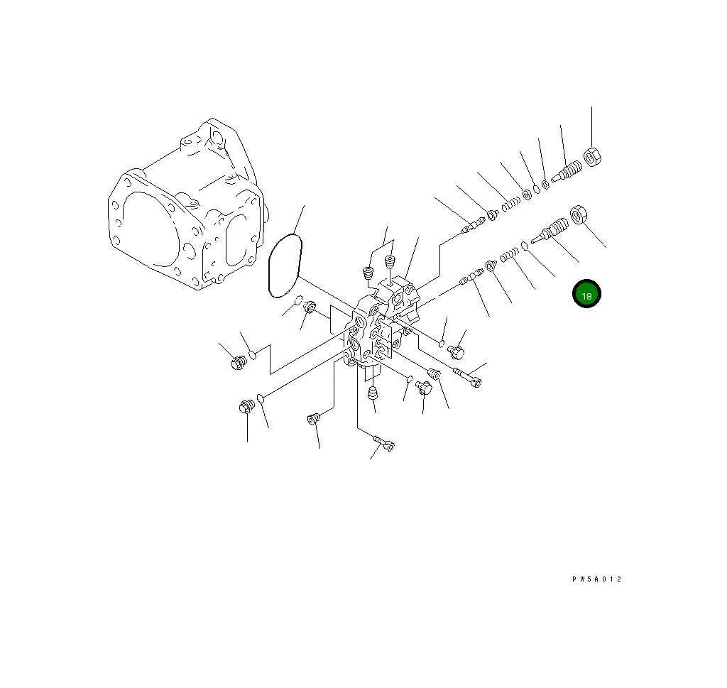 Пробка 708-1L-25561 Komatsu