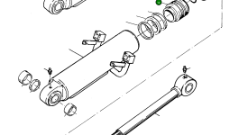Поршень 4915631M1 Komatsu