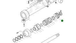 Поршень 53B430-0 Komatsu