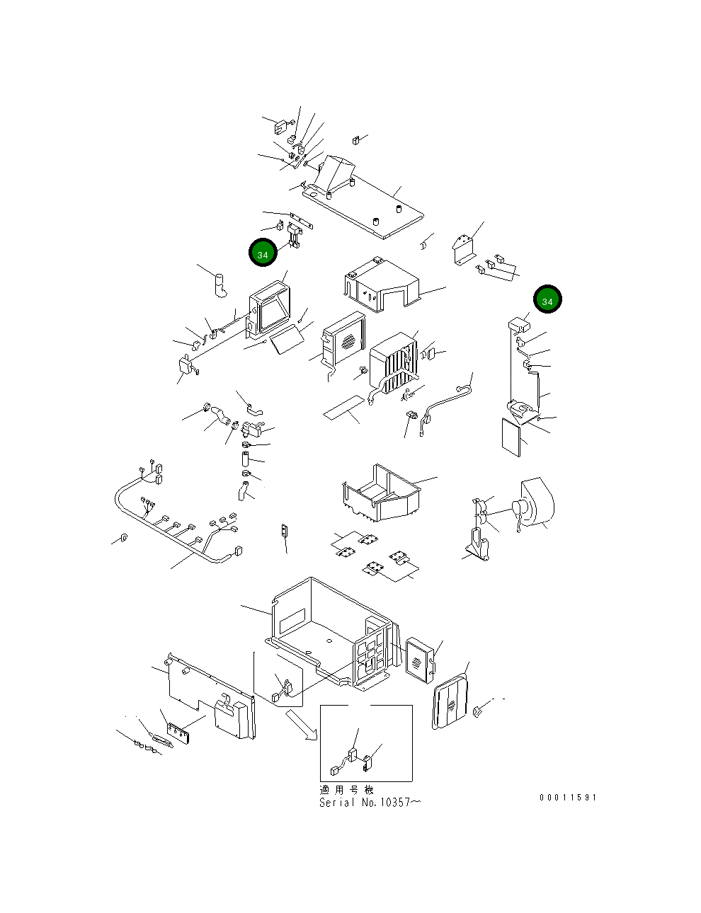 Реле TW7045-0030 Komatsu
