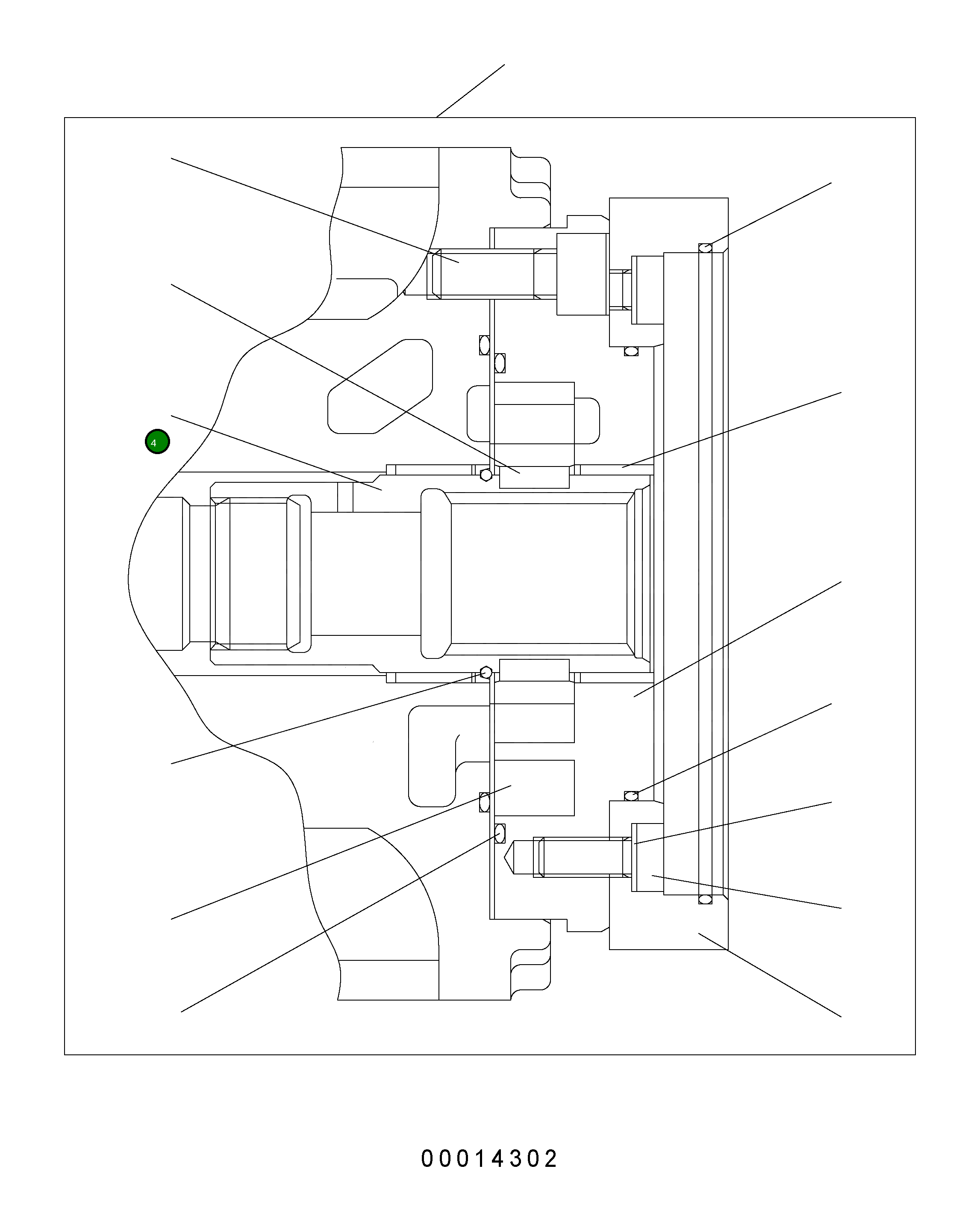 Приводной вал UC1096503877 Komatsu