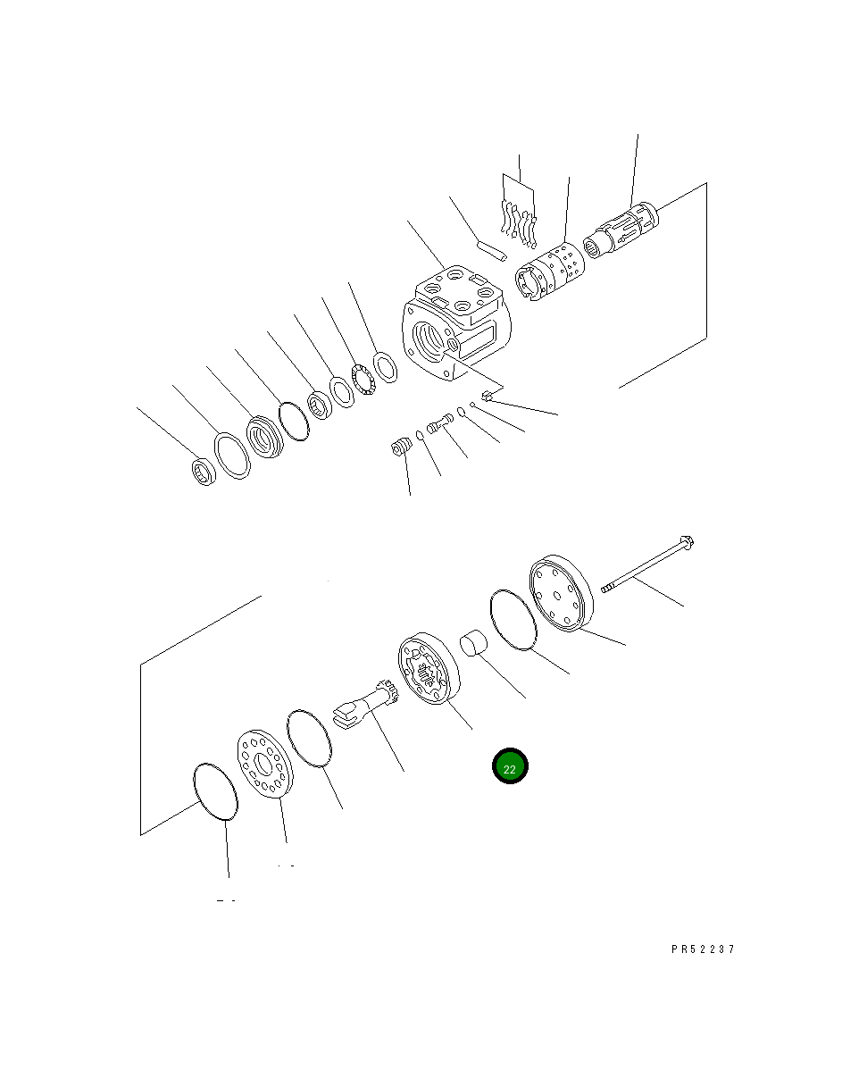 Привод 234-40-32110 Komatsu
