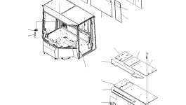 Стекло 418-923-3651 Komatsu