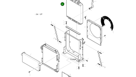 Радиатор 13G21000 Komatsu