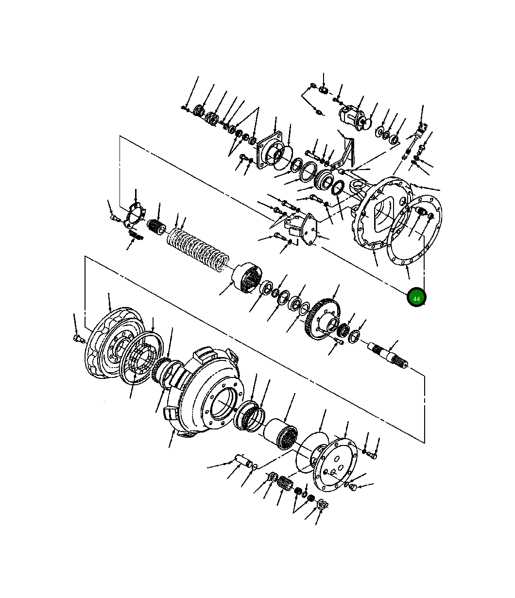 Прокладка 158 342 Komatsu
