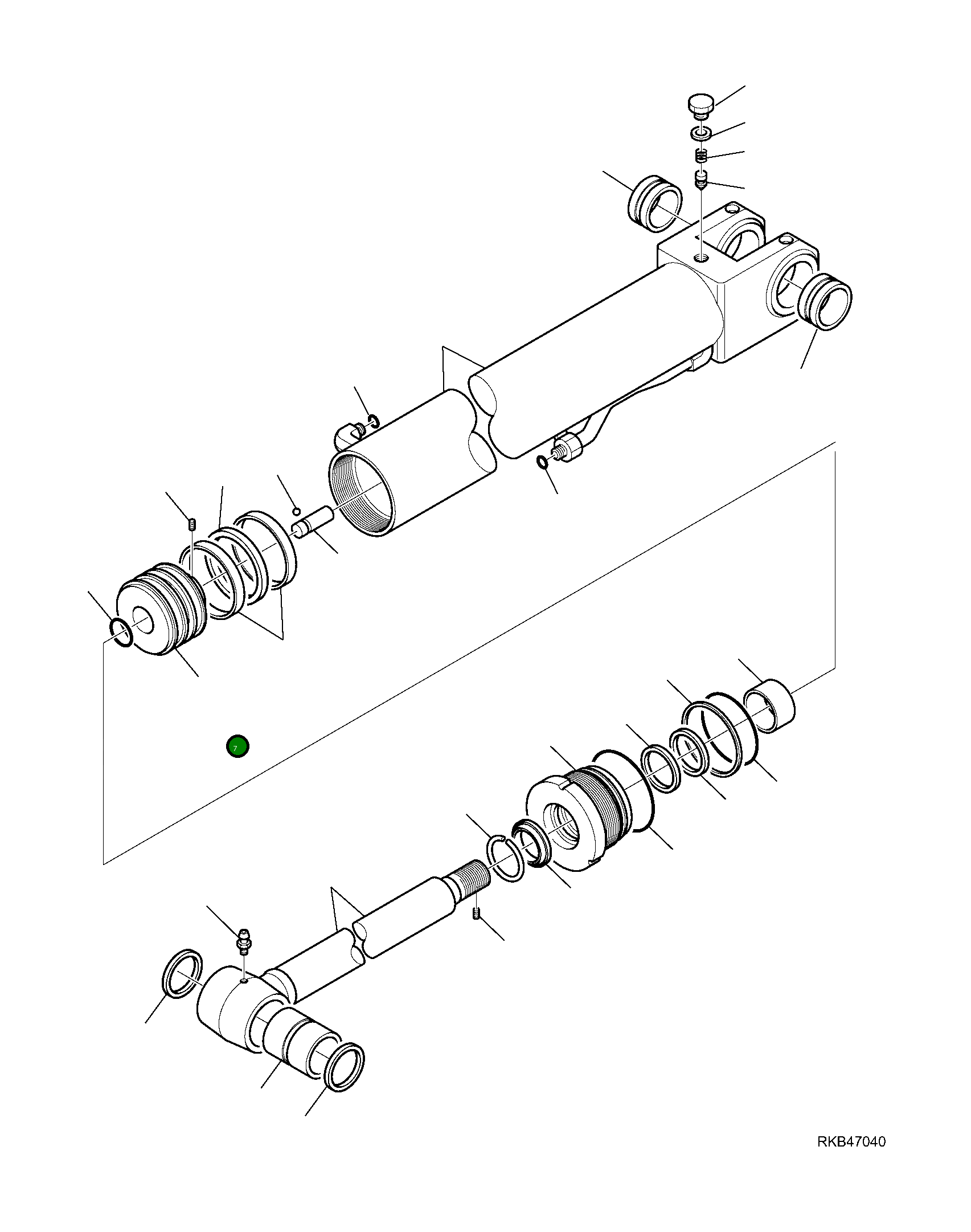 Поршень 707-36-12630 Komatsu