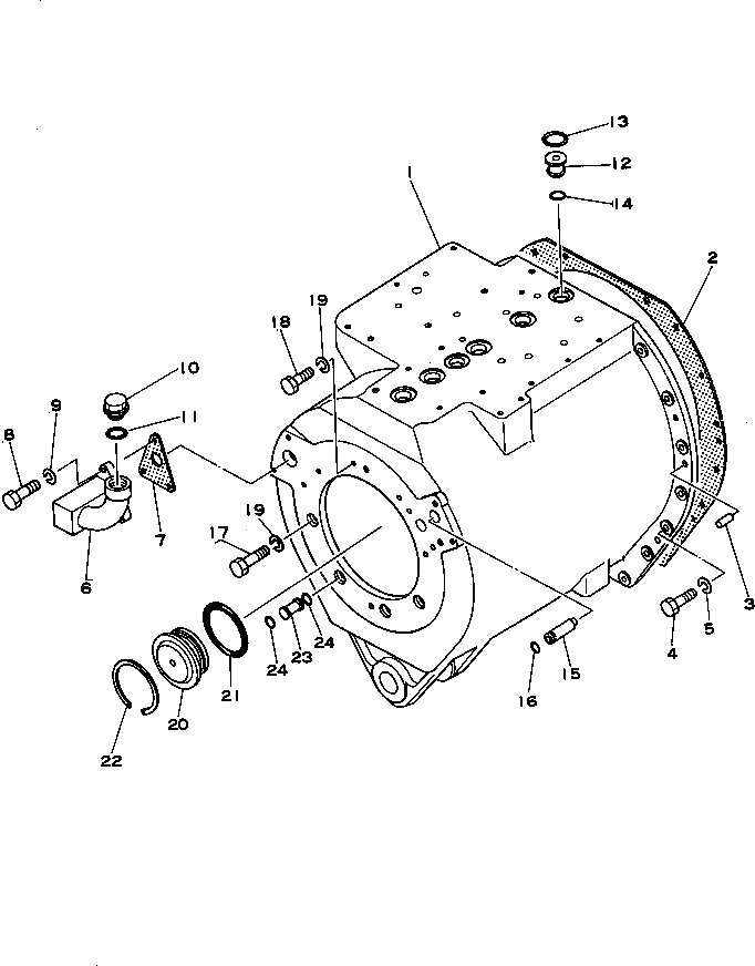Пробка 07041-13621 Komatsu