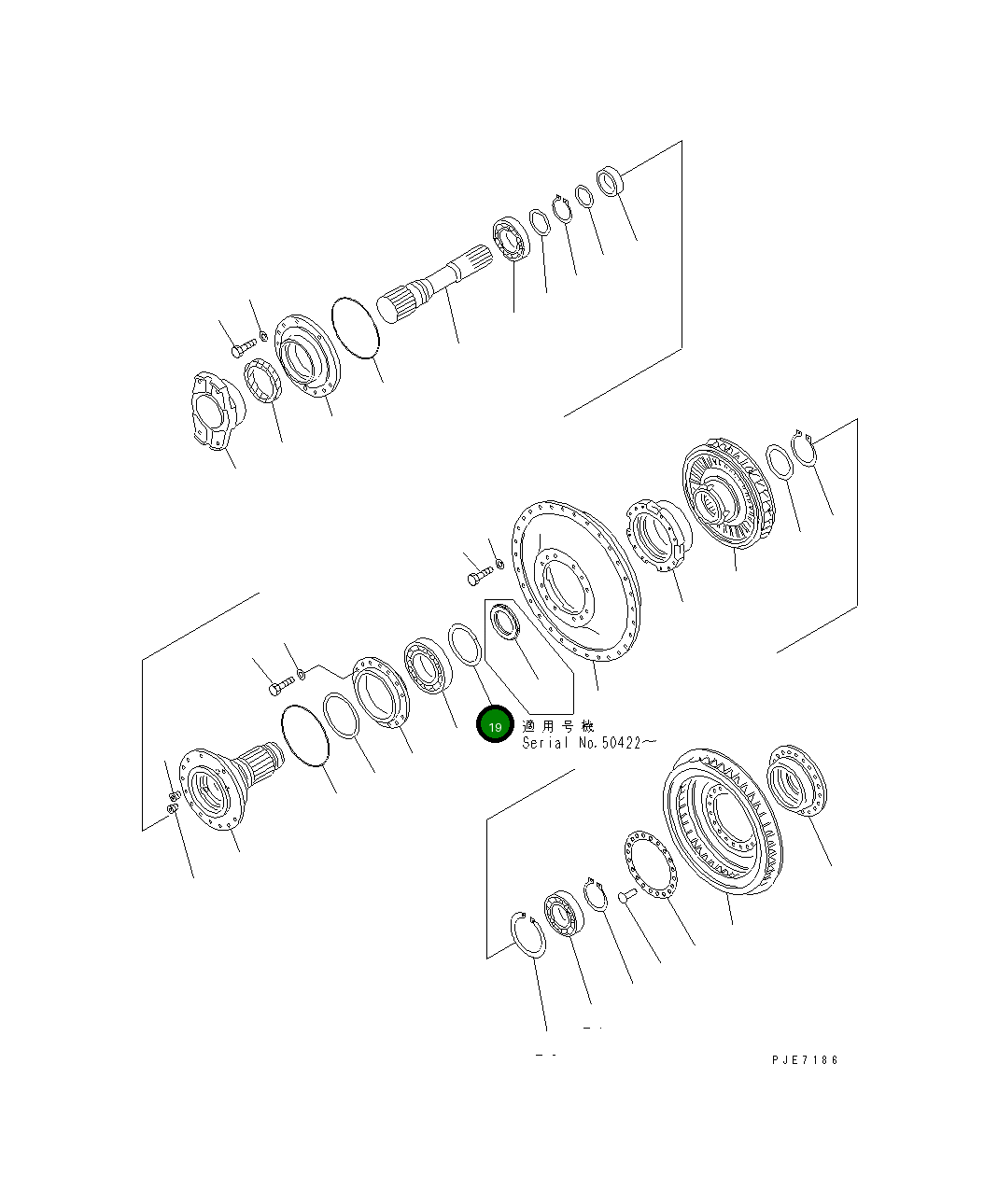 Проставка 711-54-11180 Komatsu