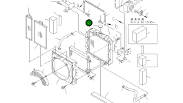 Радиатор 363-03-31111 Komatsu