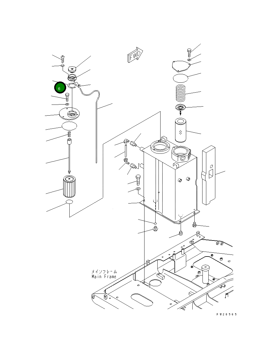 Прокладка 20Y-60-21340 Komatsu
