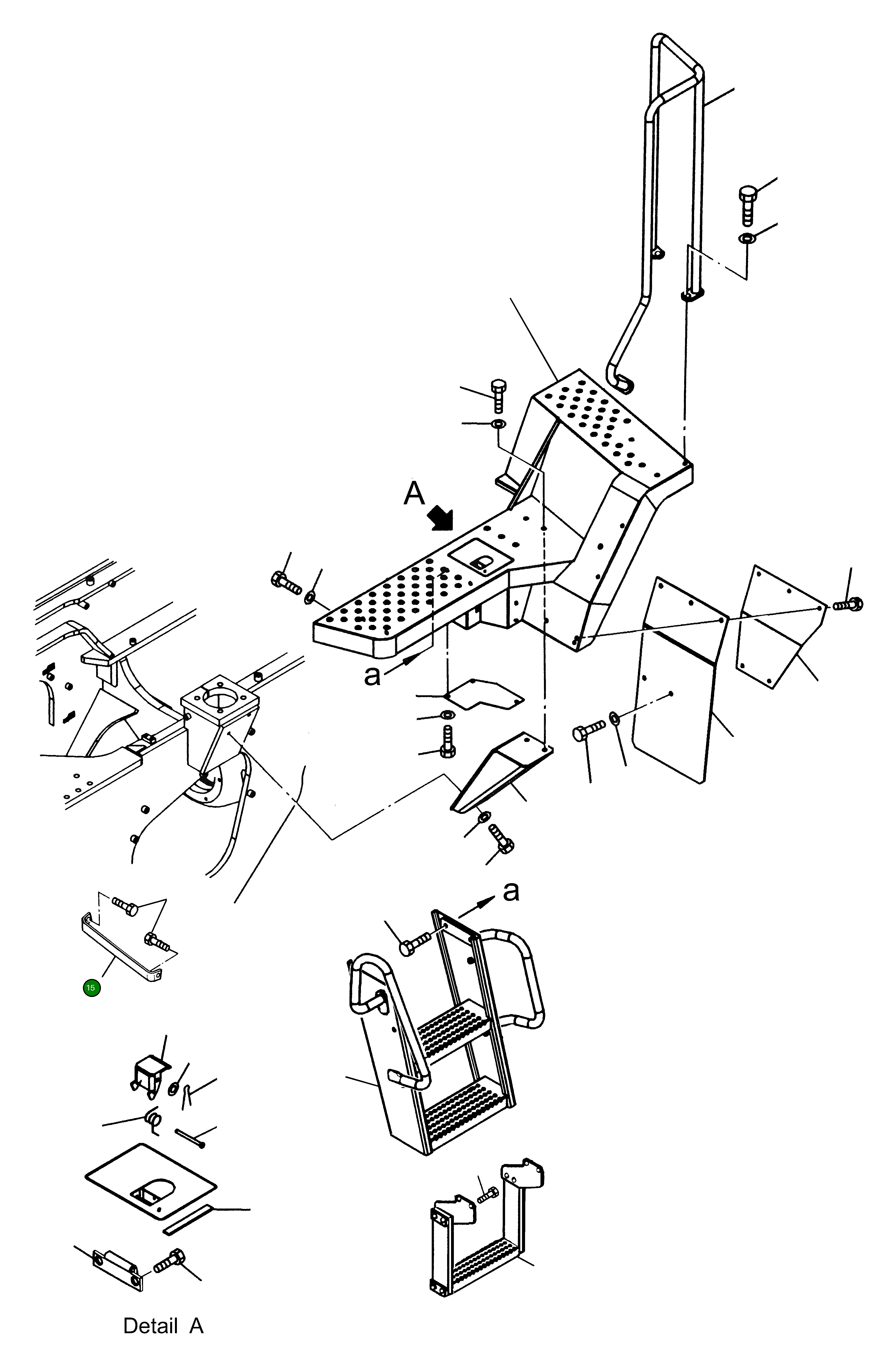 Стойка 421-54-H4G70 Komatsu