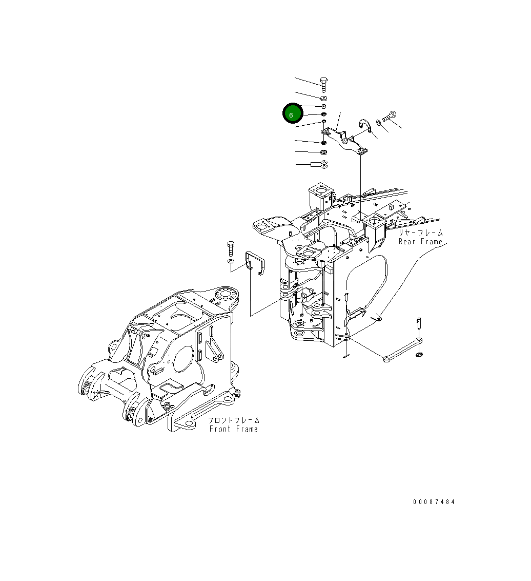 Проставка 428-62-14570 Komatsu