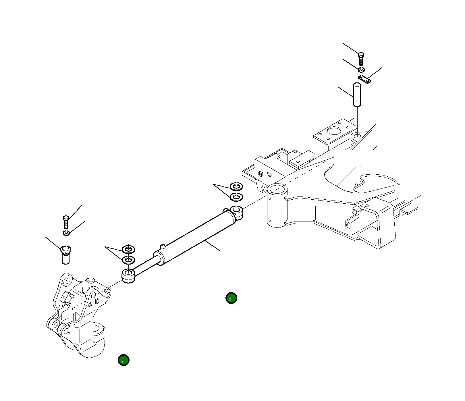 Регулировочная прокладка 3F0597610 Komatsu