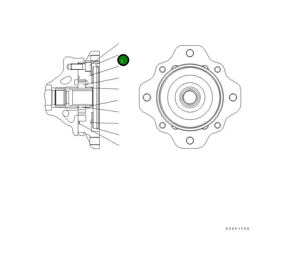 Проставка UC1094406471 Komatsu