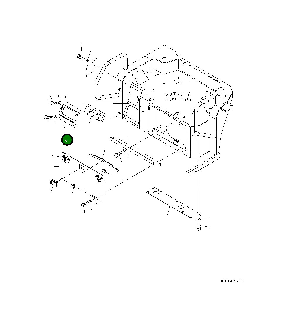 Пластина 22M-910-2510 Komatsu