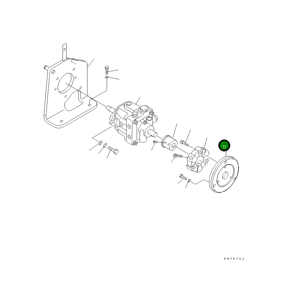 Проставка 2692-3-51310 Komatsu