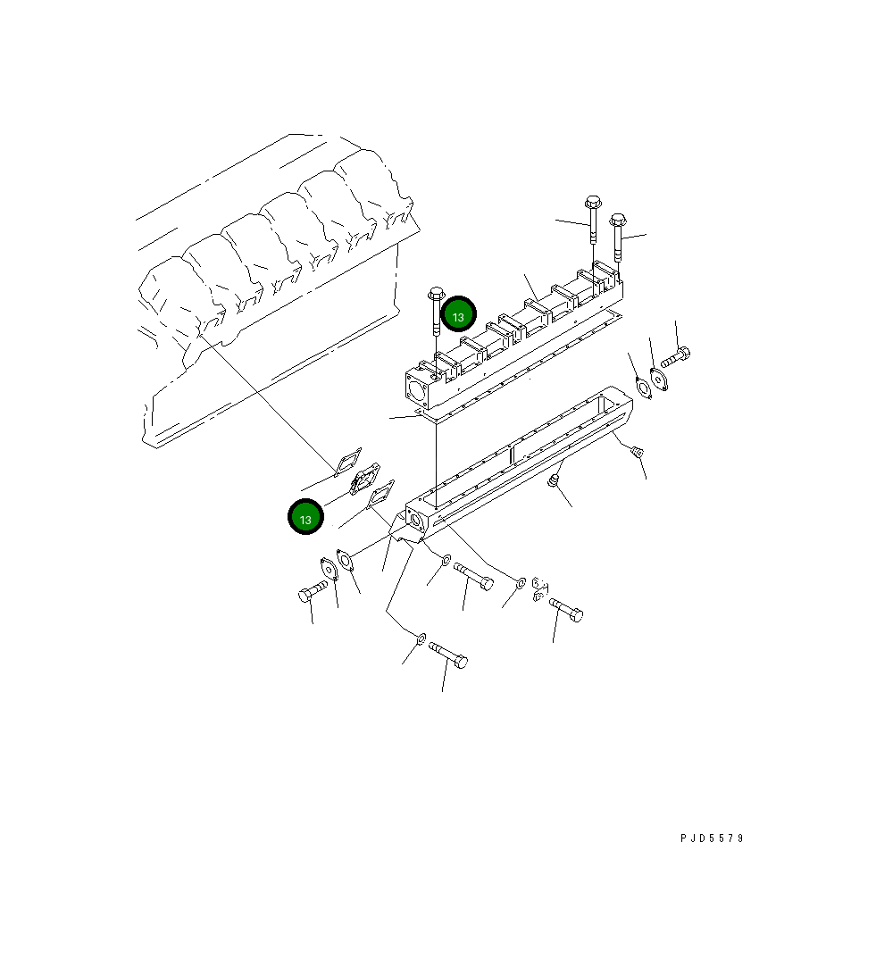 Проставка 6212-11-4810 Komatsu