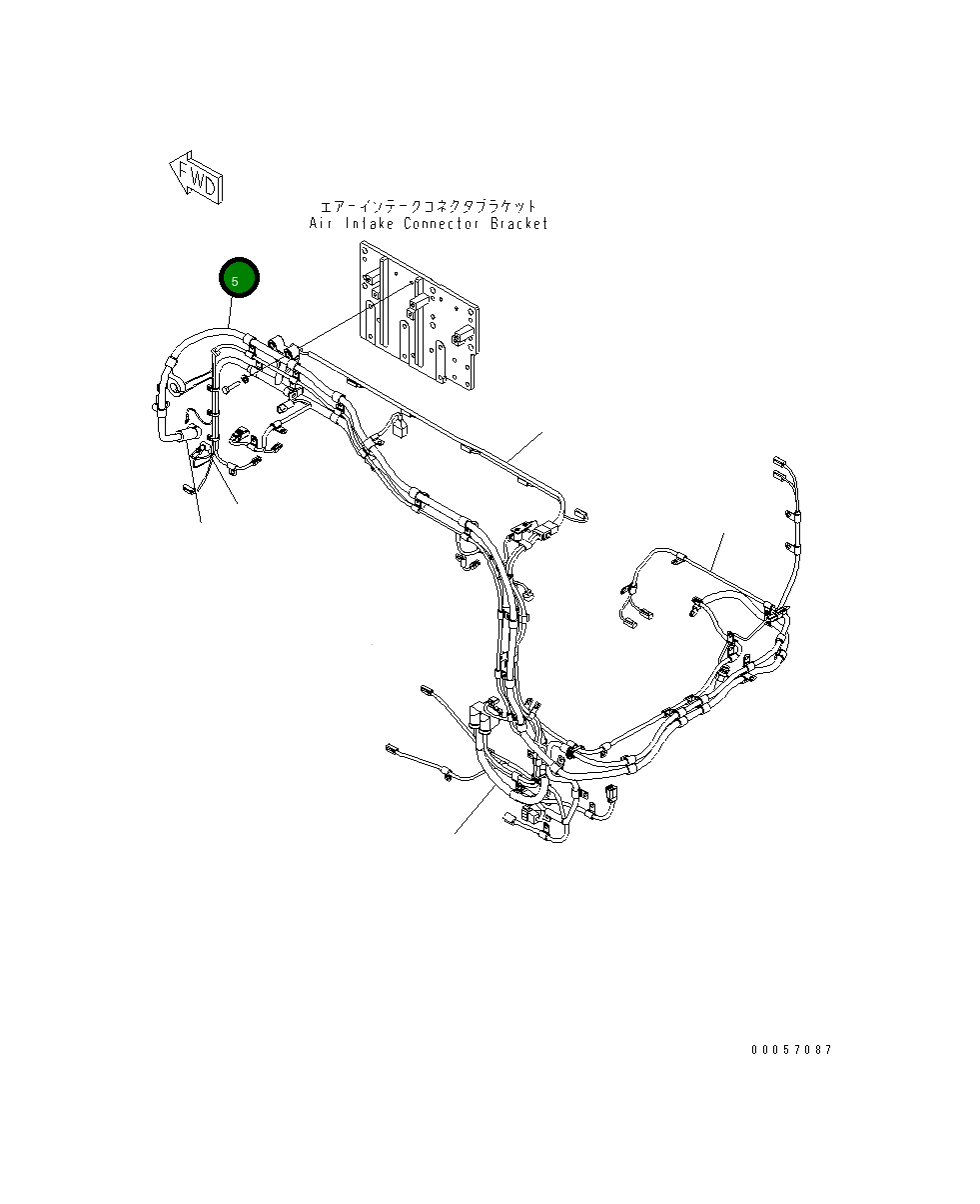 Провод 6219-81-7160 Komatsu