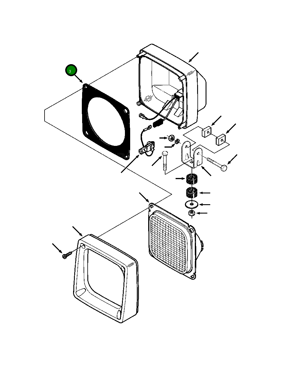 Прокладка 1252 781 H1 Komatsu