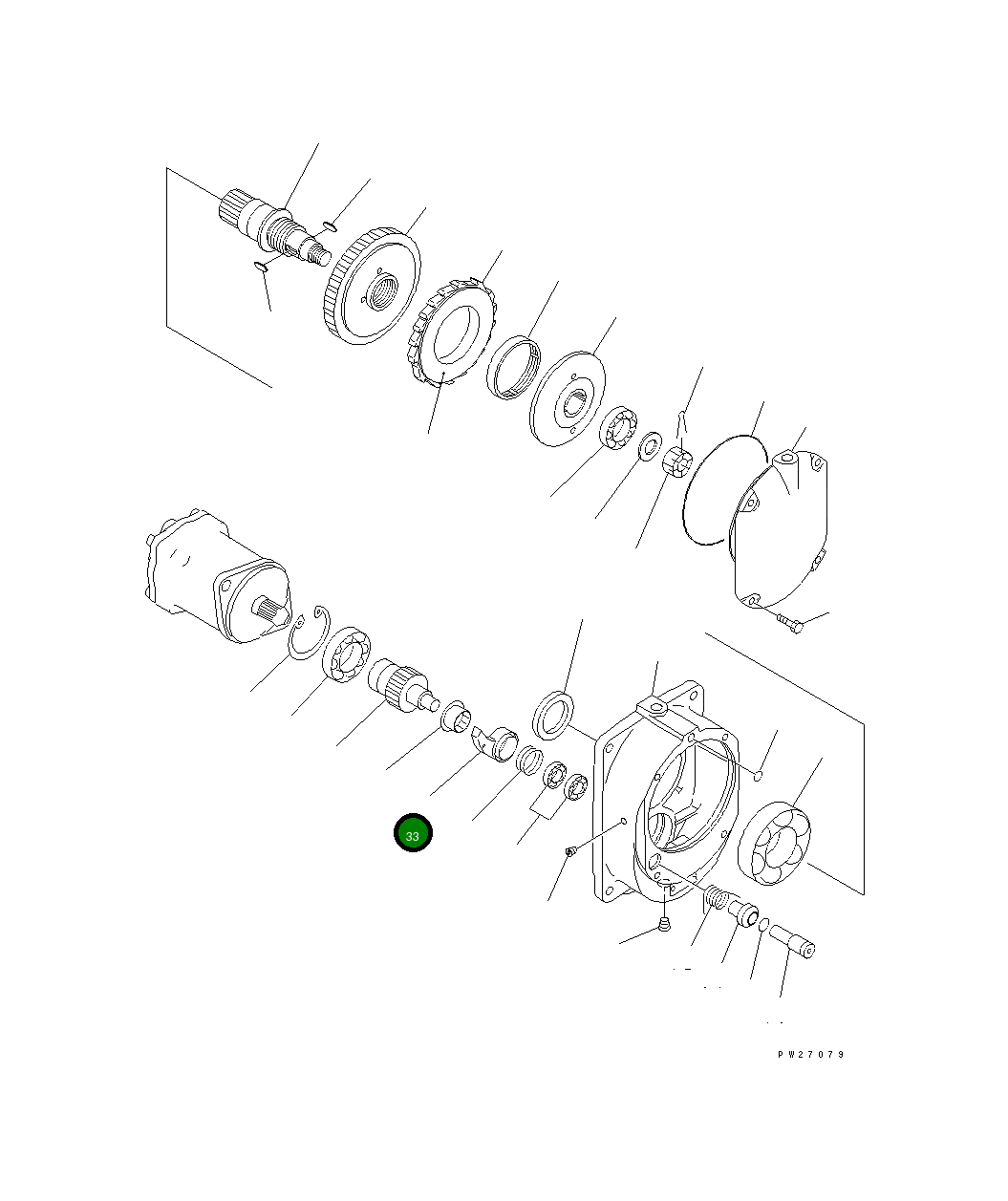 Собачка UNN13103020 Komatsu