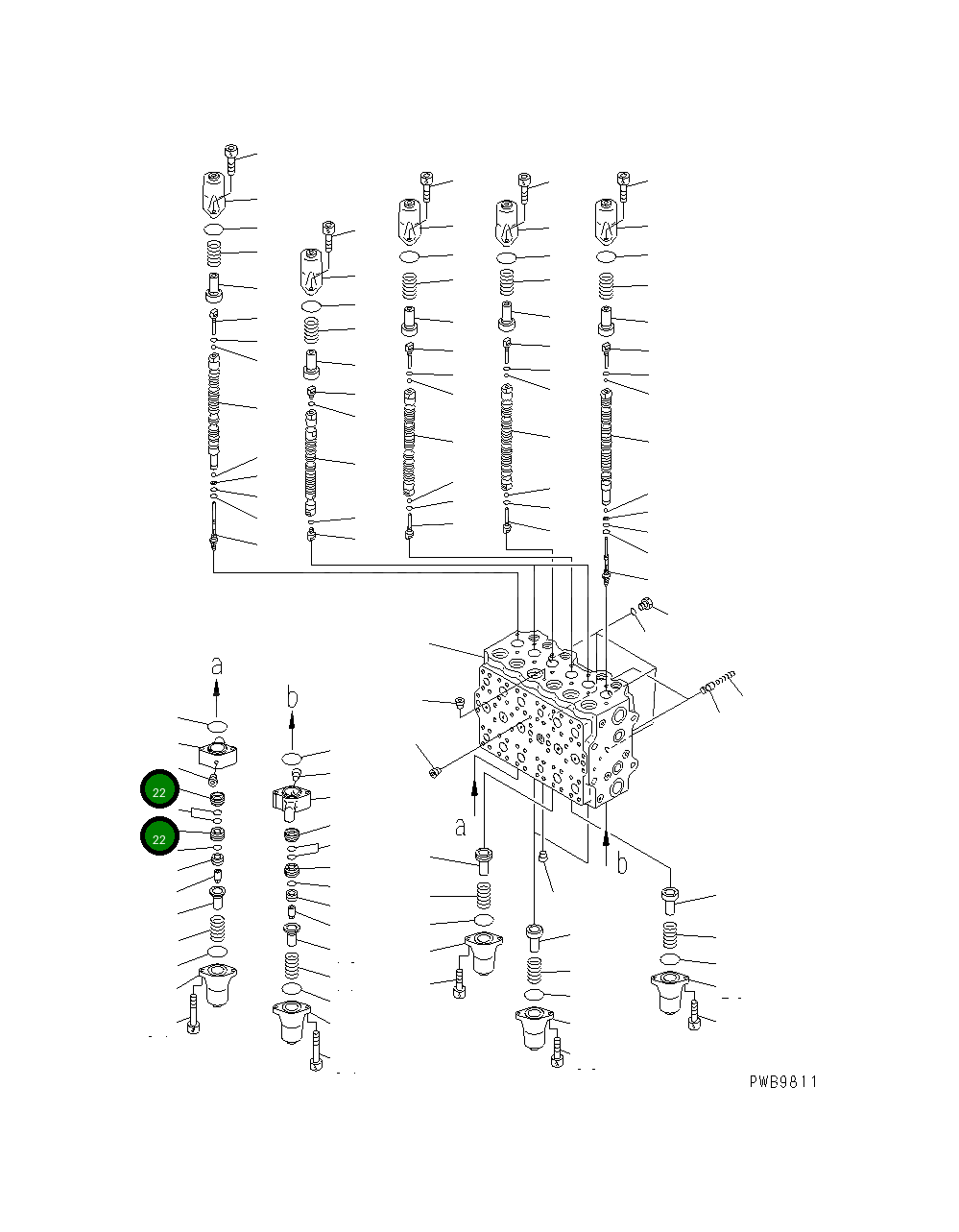 Поршень 723-46-16130 Komatsu