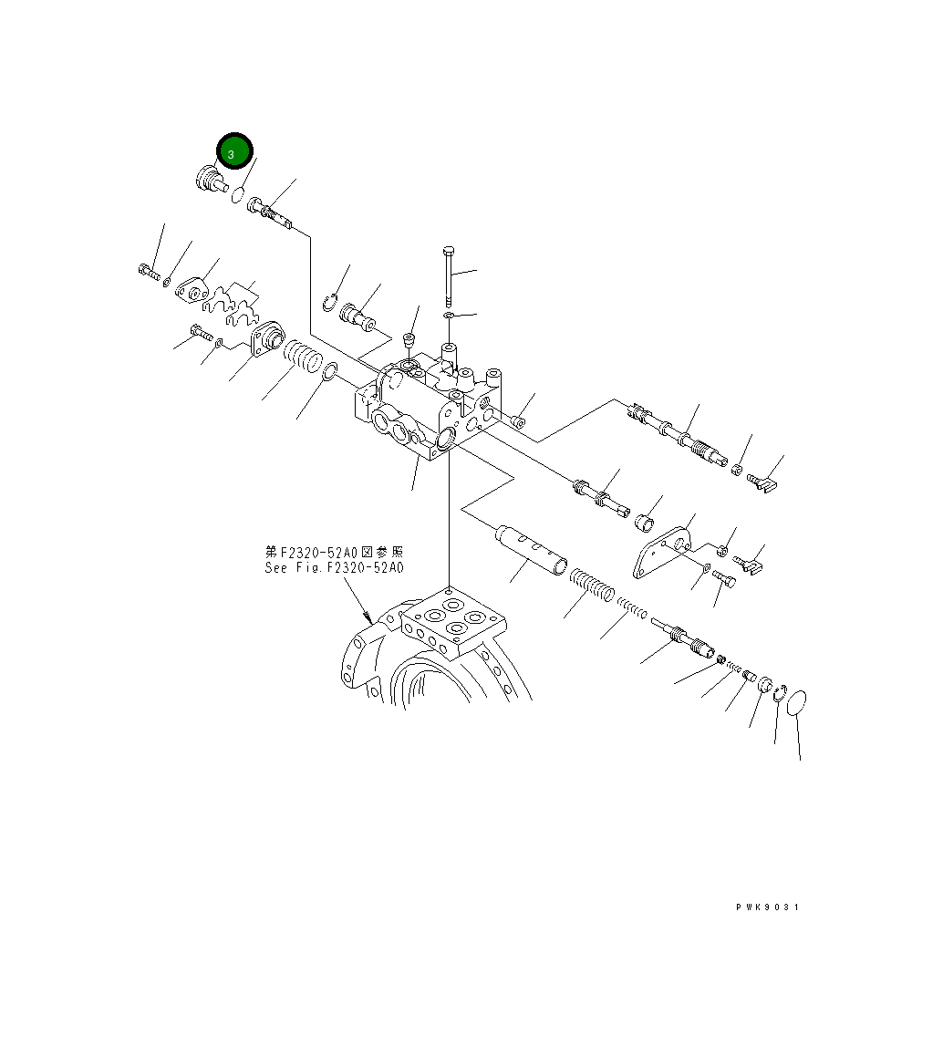 Пробка 134-15-35361 Komatsu