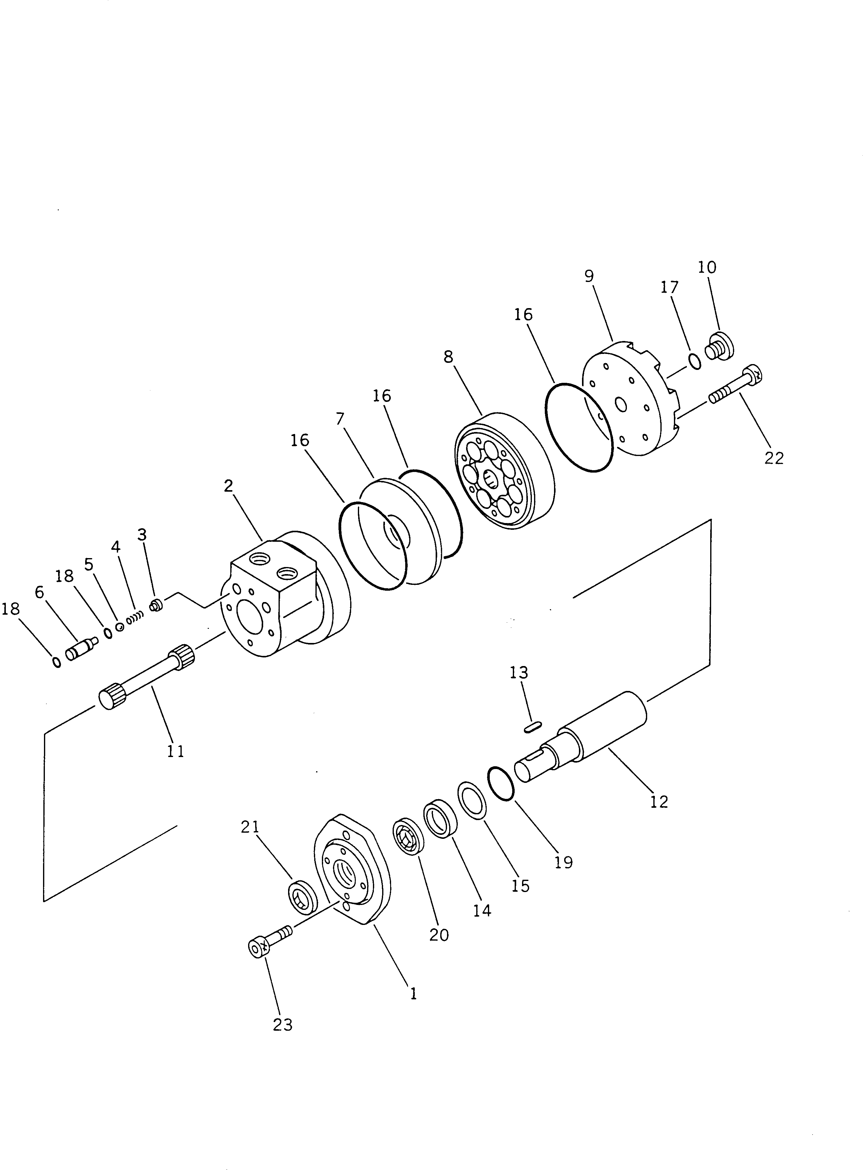 Винт 23B-62-12110 Komatsu