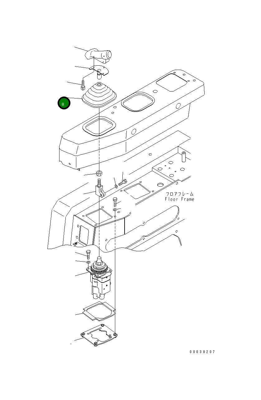 Пыльник 11Y-43-11181 Komatsu