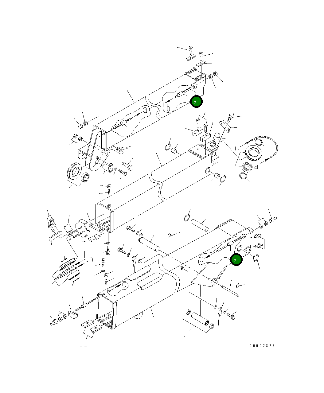 Провод MHS358-P137200 Komatsu