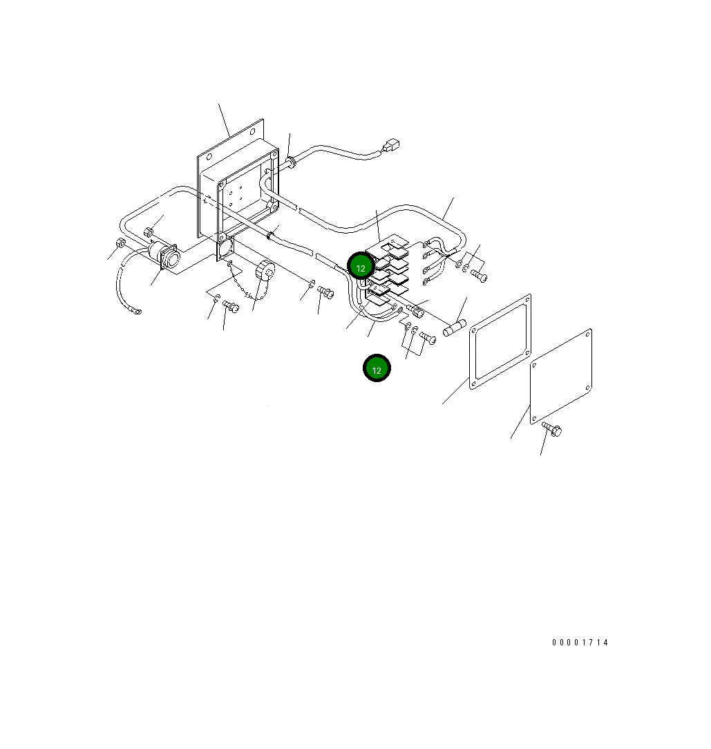 Провод 425-Z91-1270 Komatsu