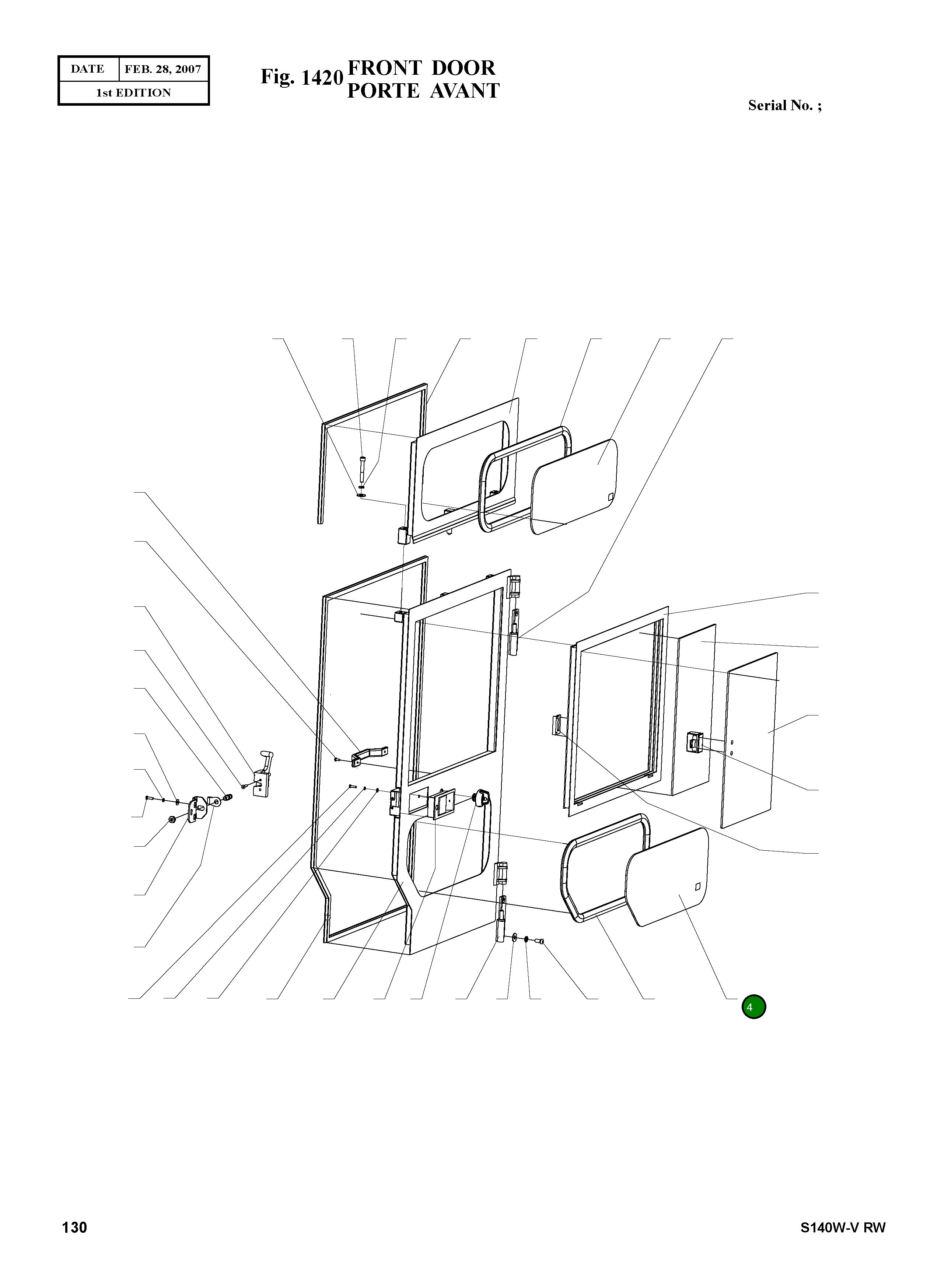 Стекло SZ95.501.694 Komatsu