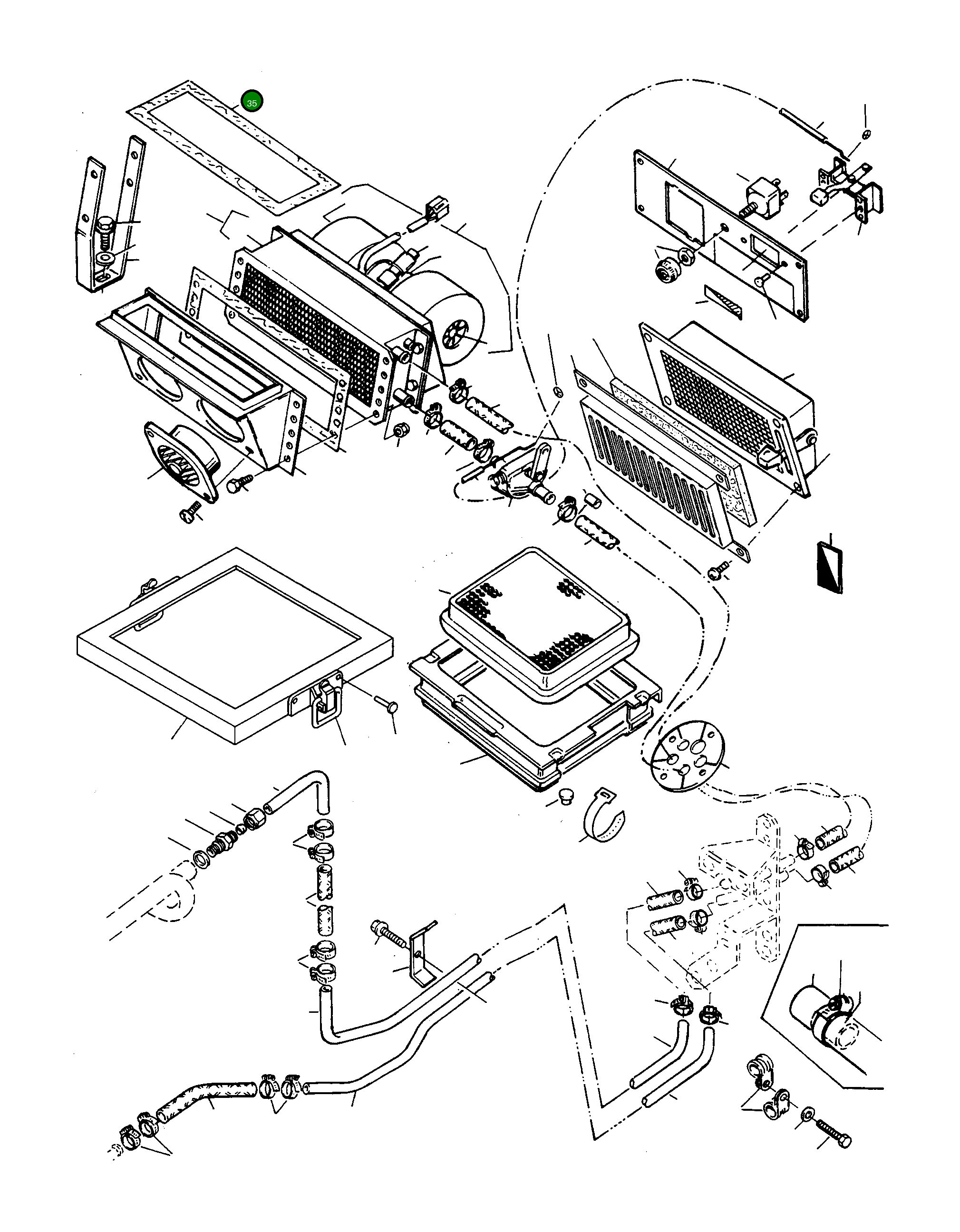 Прокладка 4200735M1 Komatsu