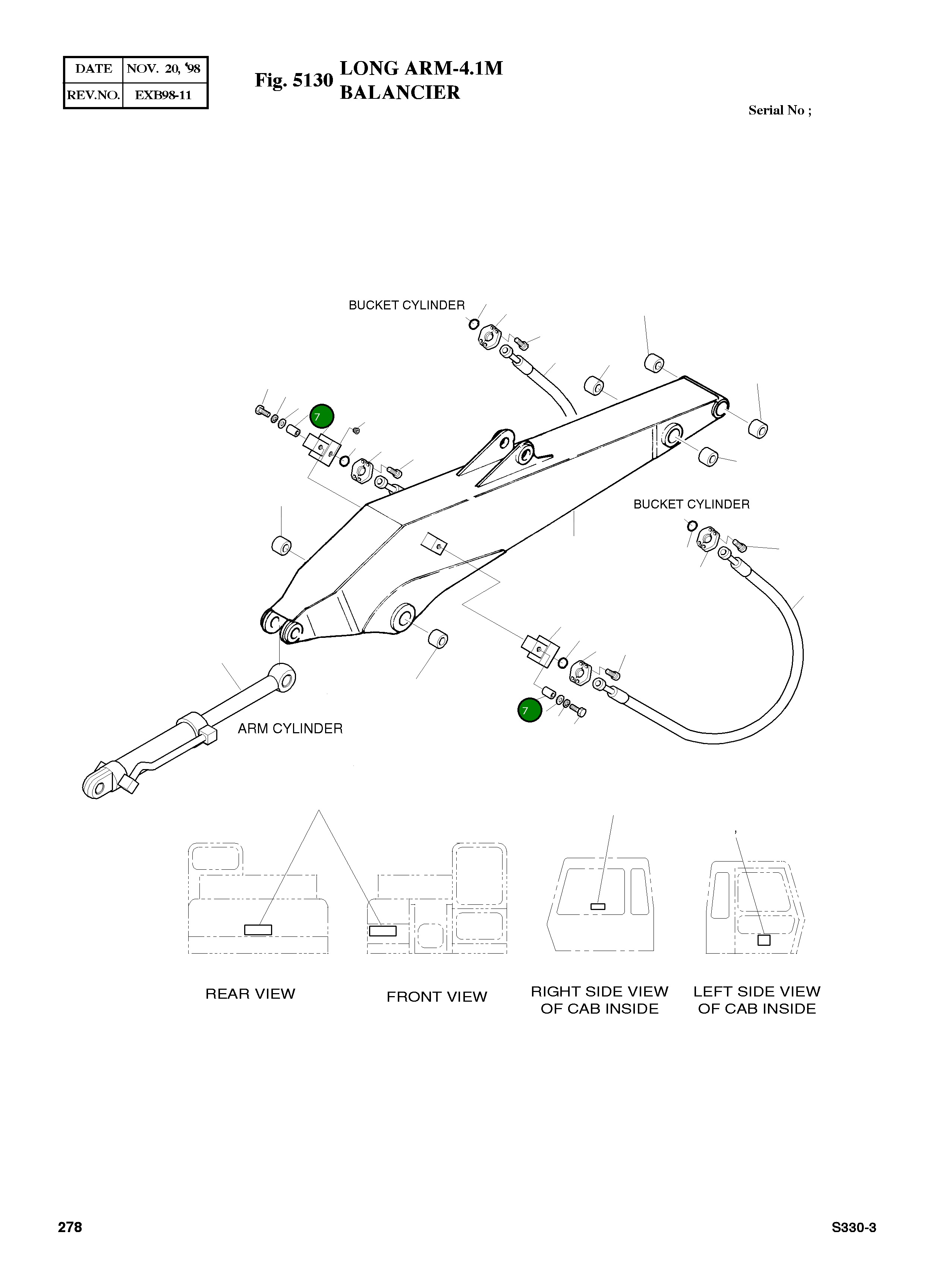 Проставка 2114-1636 Komatsu