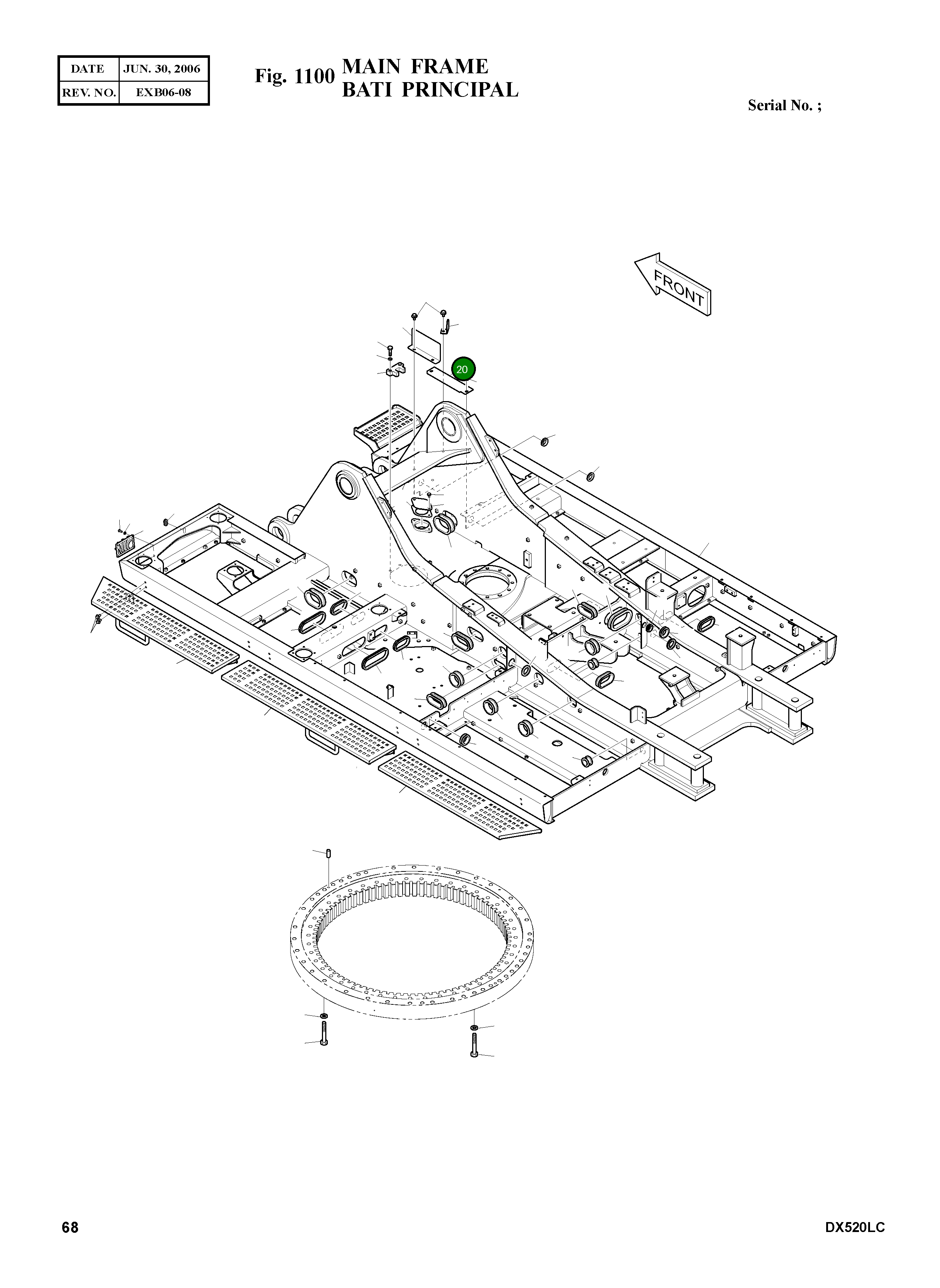 Пластина K1002746A Komatsu