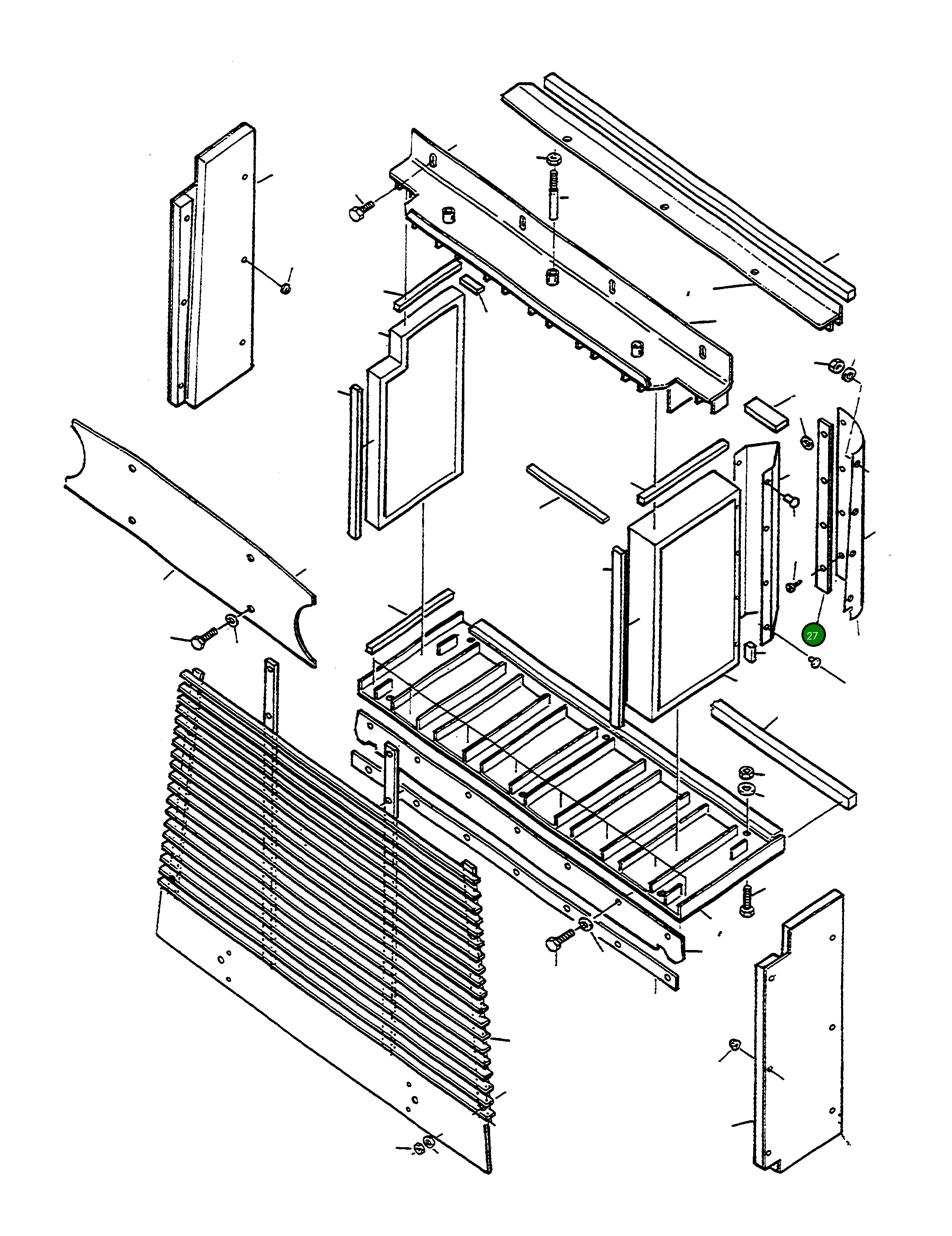 Рейка 4215259M1 Komatsu