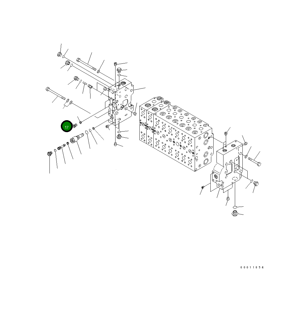 Пробка 723-46-17550 Komatsu