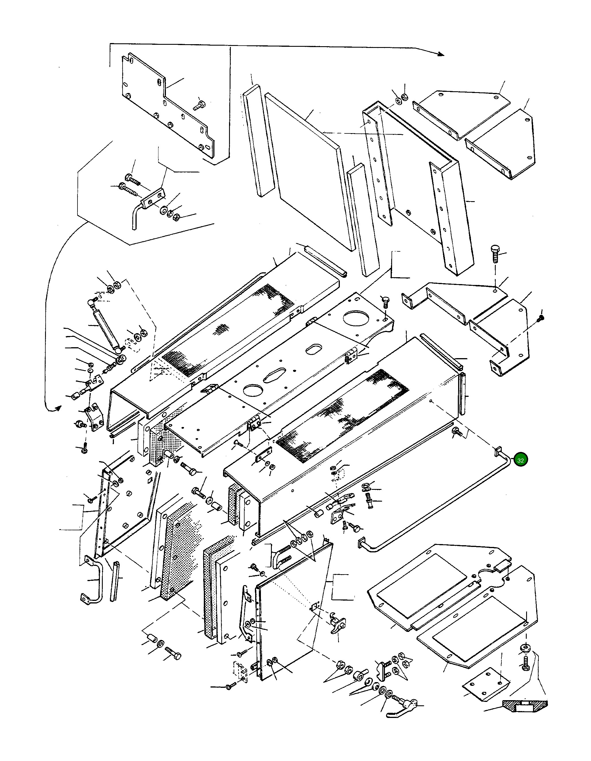 Рукоятка 4201142M91 Komatsu