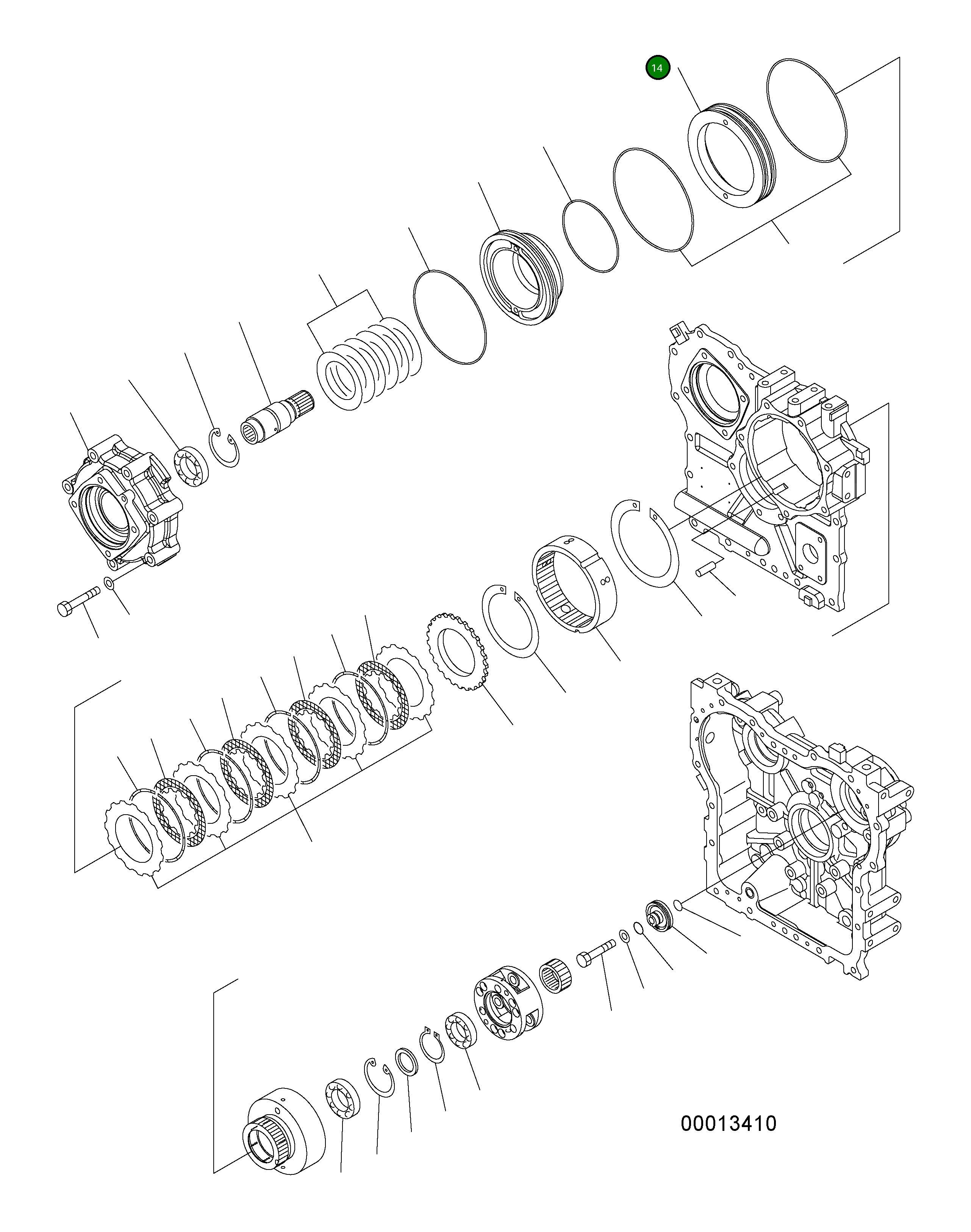 Проставка 416-17-31160 Komatsu