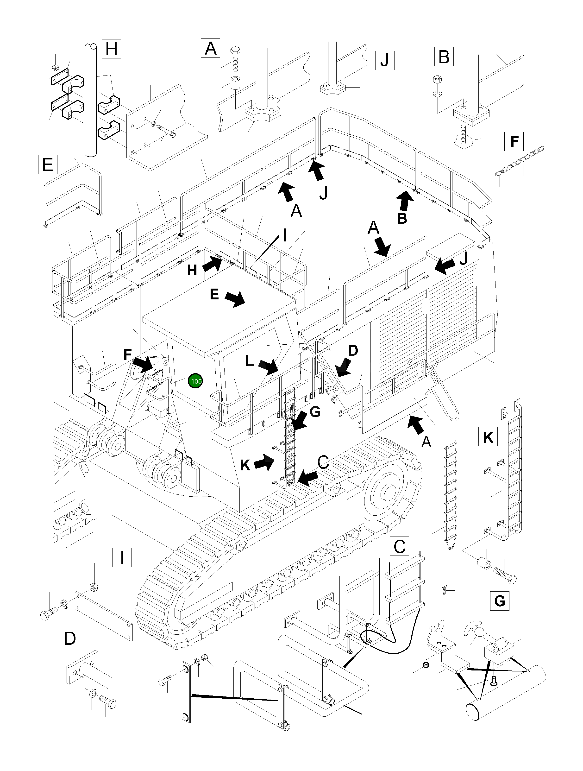 Рельс 928 248 40 Komatsu