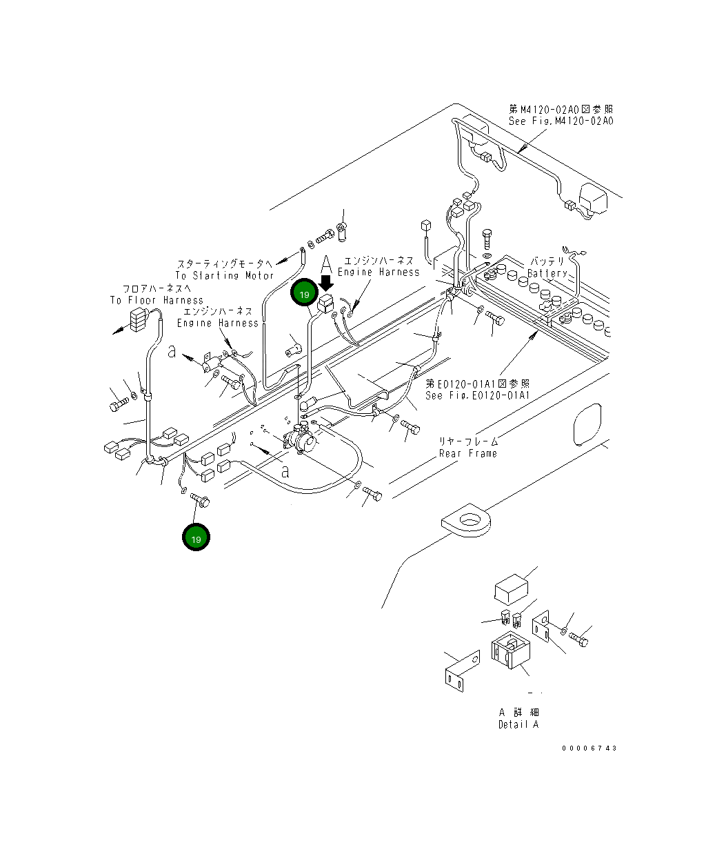 Провод 417-06-22330 Komatsu