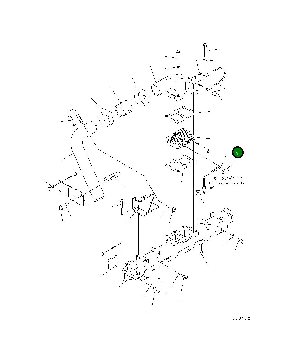 Провод 6152-82-4150 Komatsu