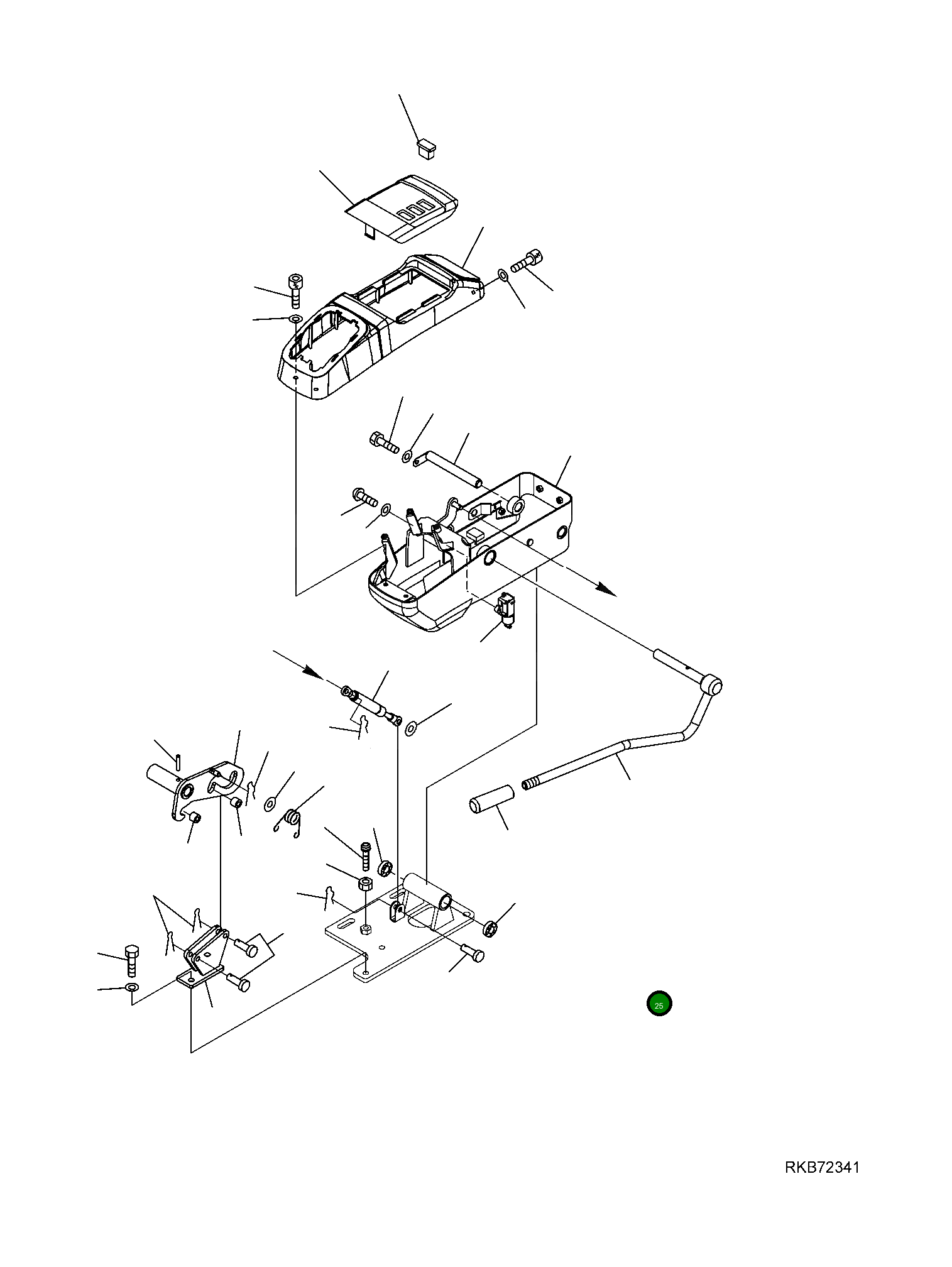 Ручка 22L-09-R7540 Komatsu