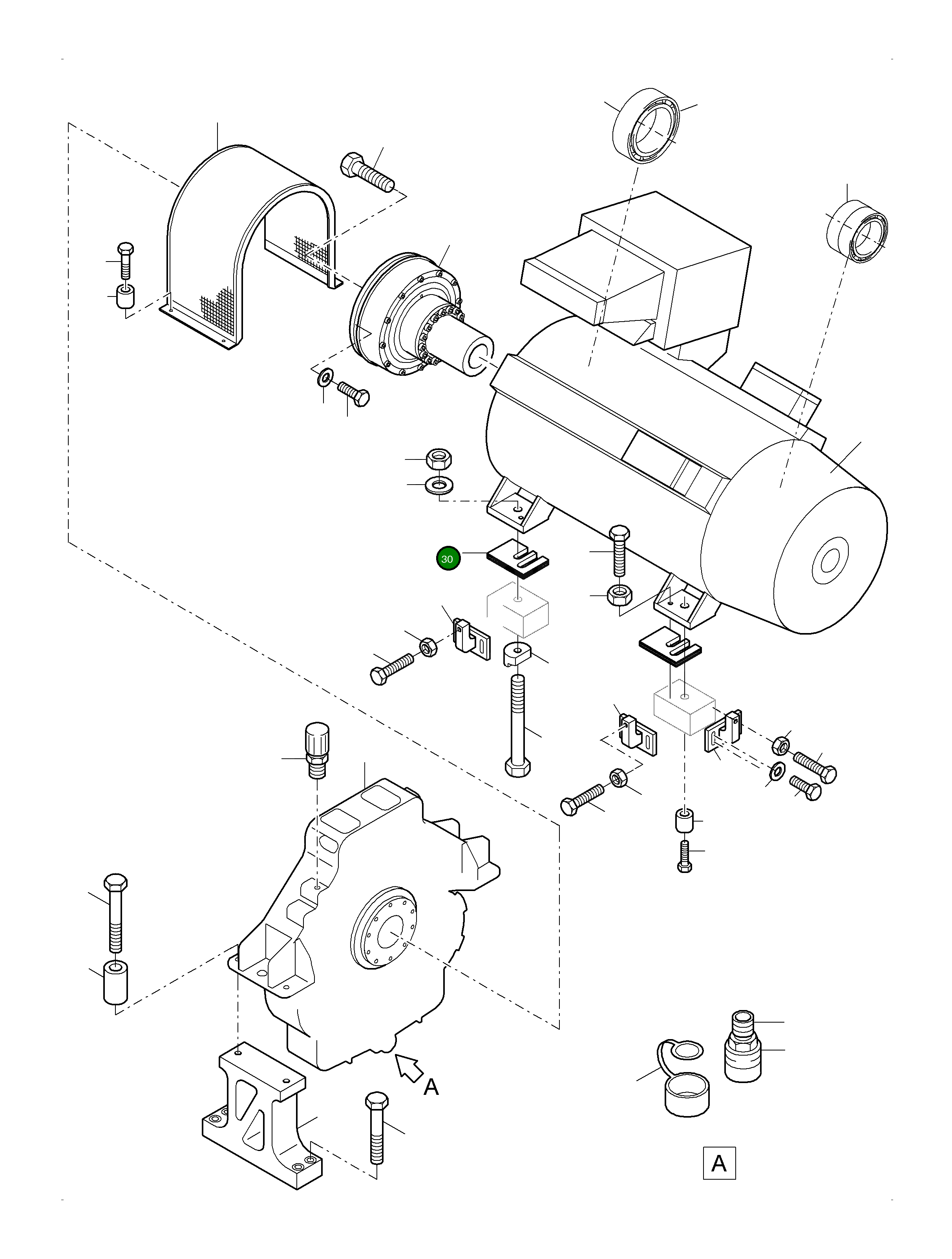 Прокладки 964 110 40 Komatsu