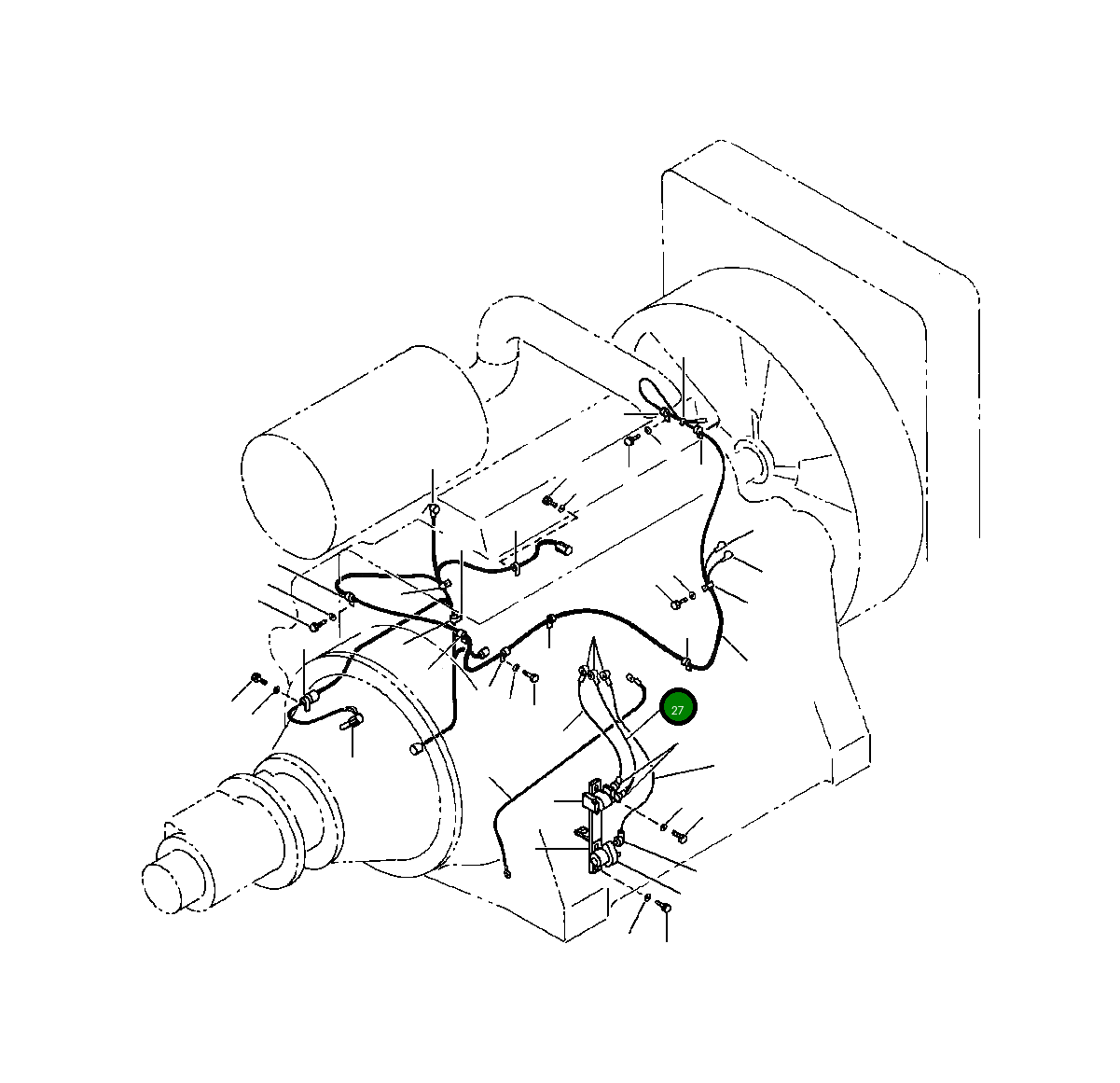 Провод 207-06-A8270 Komatsu