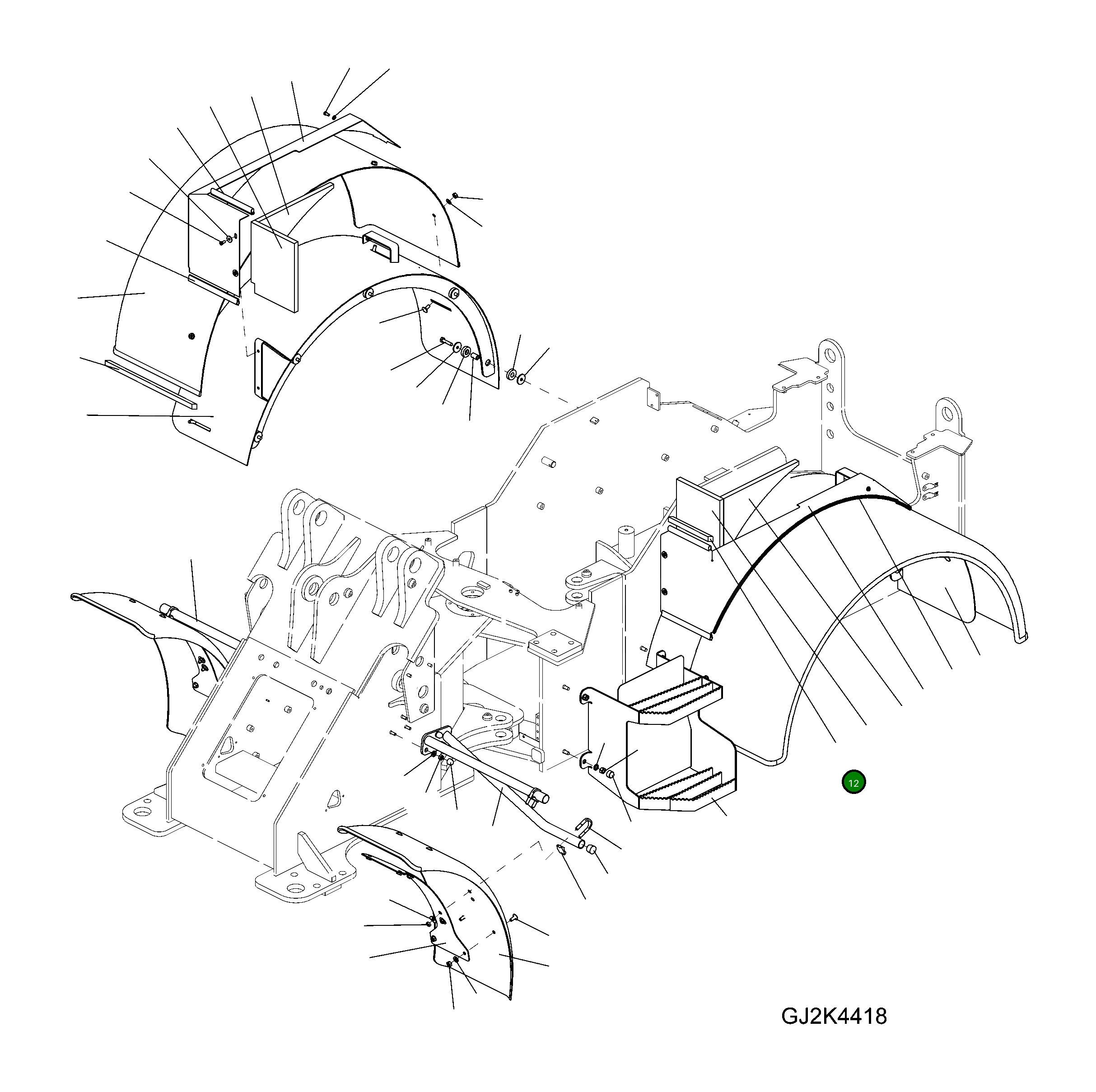Прокладка 42U-54-24C50 Komatsu
